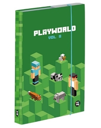 MINECRAFT PLAYWORLD BOX NA SEŠITY A5