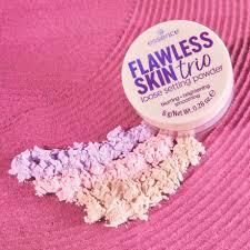 ESSENCE - FLAWLESS SKIN trio loose setting powder - PUDR