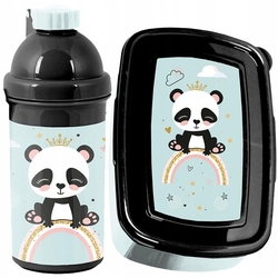 PANDA LÁHEV 500ML + SVAČINOVÝ BOX 