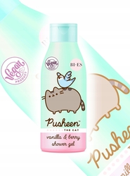 Pusheen The Cat sprchový gel 400ml vanilka a borůvka 