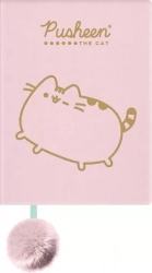 PUSHEEN PLYŠOVÝ DENÍK A5   - PINK 