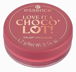 ESSENCE Love It A Choco' Lot! lash  -Blush Mousse  - TVÁŘENKA