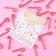 ESSENCE Xmas Kisses Nail Stickers 01 Mistletoe Magic, Stick Around! 