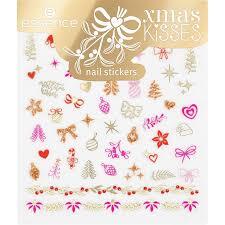 ESSENCE Xmas Kisses Nail Stickers 01 Mistletoe Magic, Stick Around! 